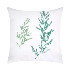 Federa quadrata in percalle (63 x 63 cm) Sylvana Verde