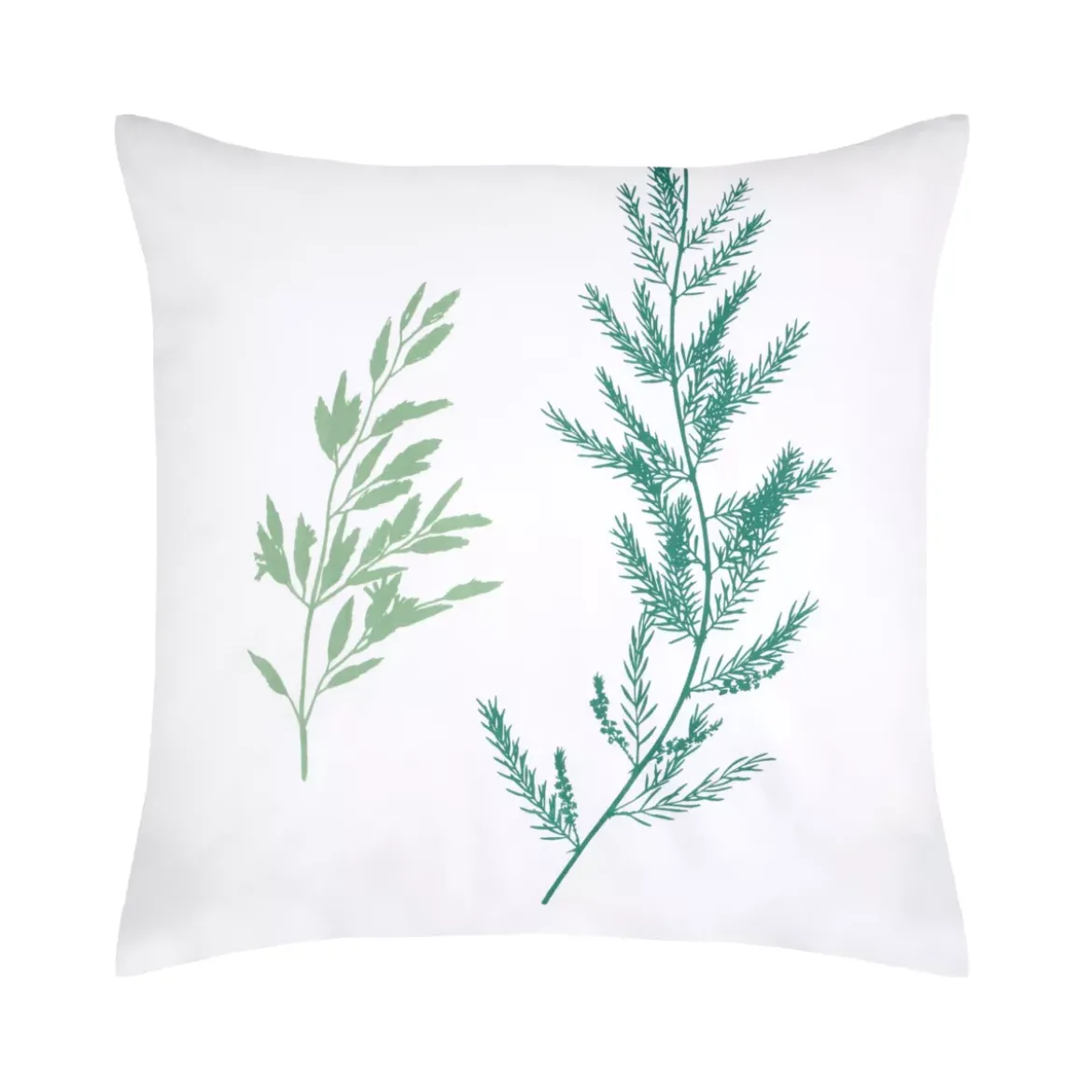 Federa quadrata in percalle (63 x 63 cm) Sylvana Verde