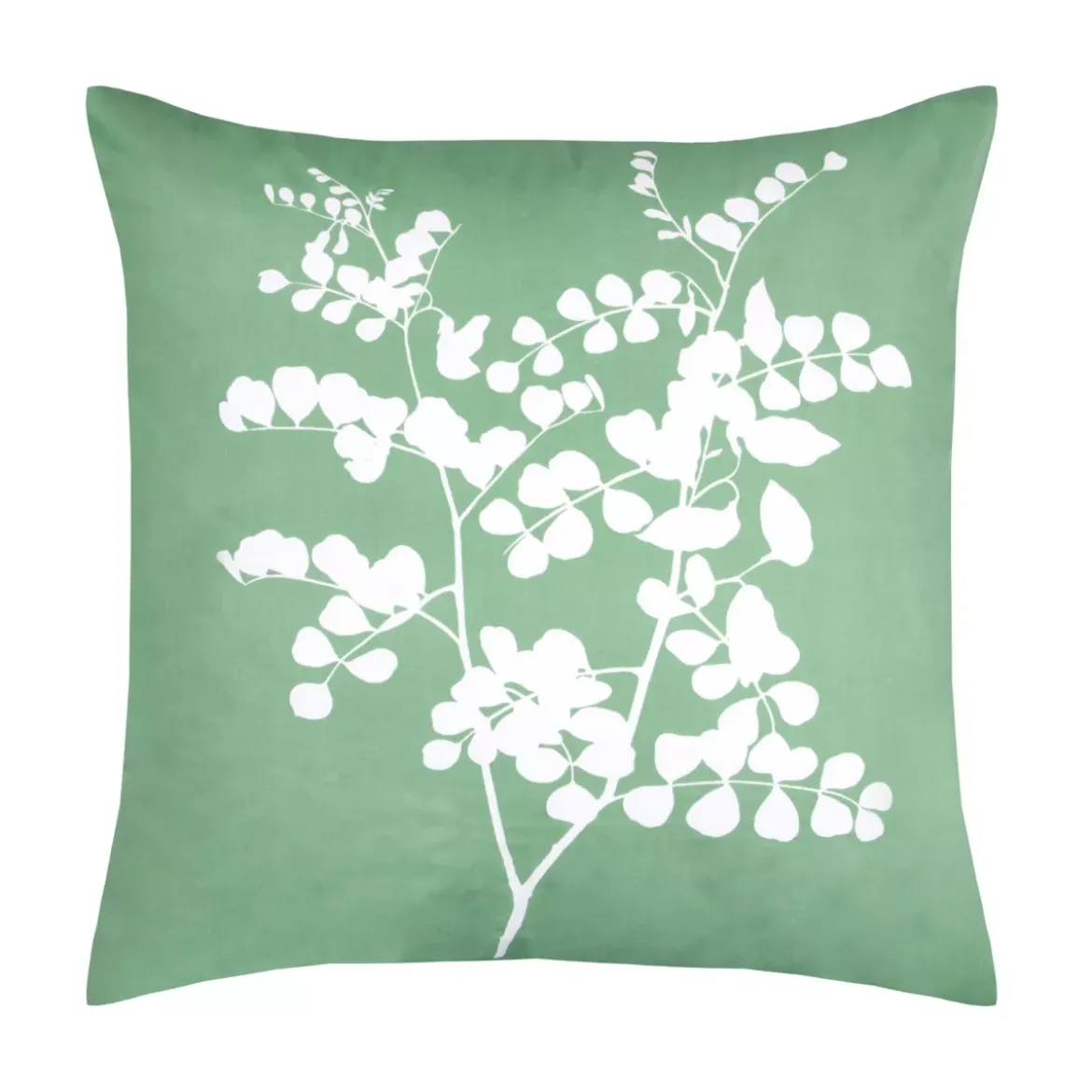 Federa quadrata in percalle (63 x 63 cm) Sylvana Verde