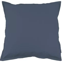 Federa quadrata percalle di cotone (65 cm) Cali Blu marine