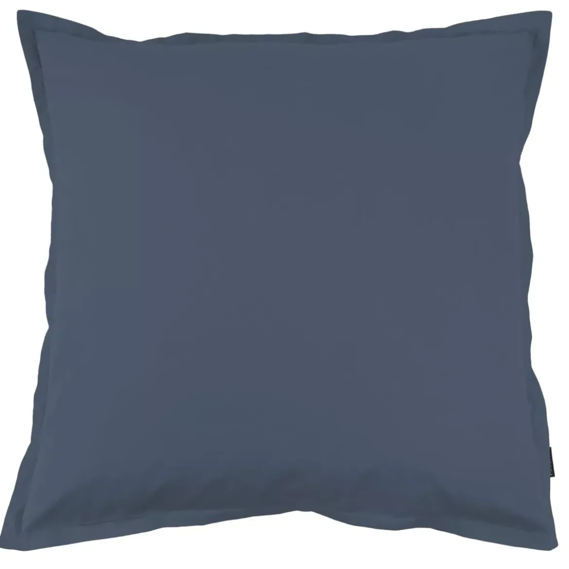 Federa quadrata percalle di cotone (65 cm) Cali Blu marine