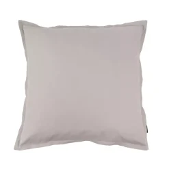 Federa quadrata percalle di cotone (65 cm) Cali Grigio chiaro