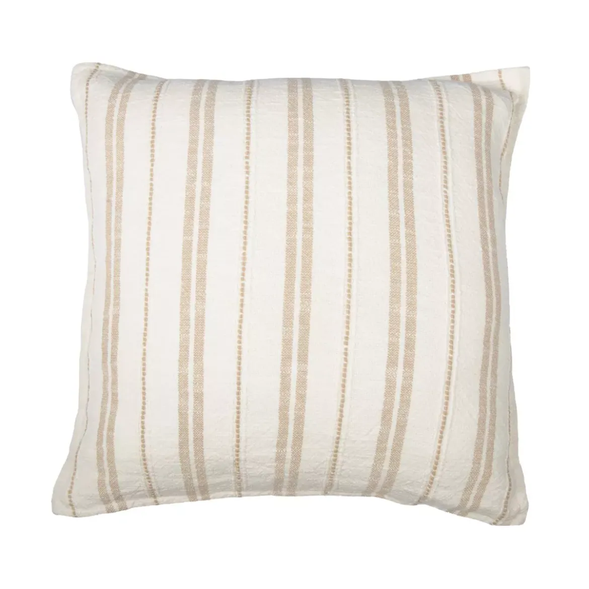 Federa quadrata reversibile in cotone texturizzato e percale (80 x 80 cm) Alice Corda