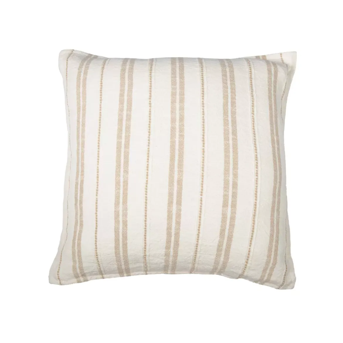 Federa quadrata reversibile in cotone testurizzato e percale (60 x 60 cm) Alice Corda