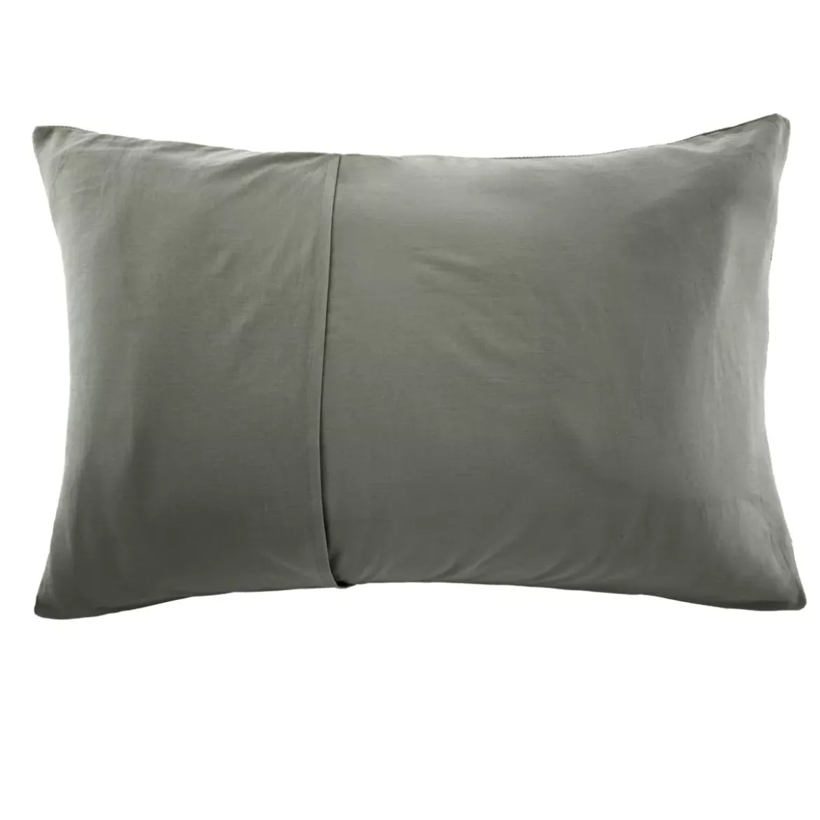 Federa quadrupla garza di cotone (50 x 70 cm) Victoria x Gaïa Verde rosmarino