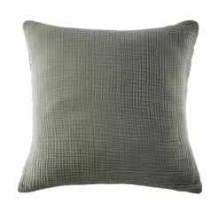 Federa quadrupla garza di cotone (60 x 60 cm) Victoria x Gaïa Verde rosmarino