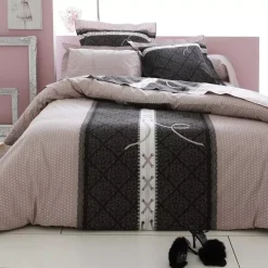 Federa rettangolare cotone superiore Glamour Rosa