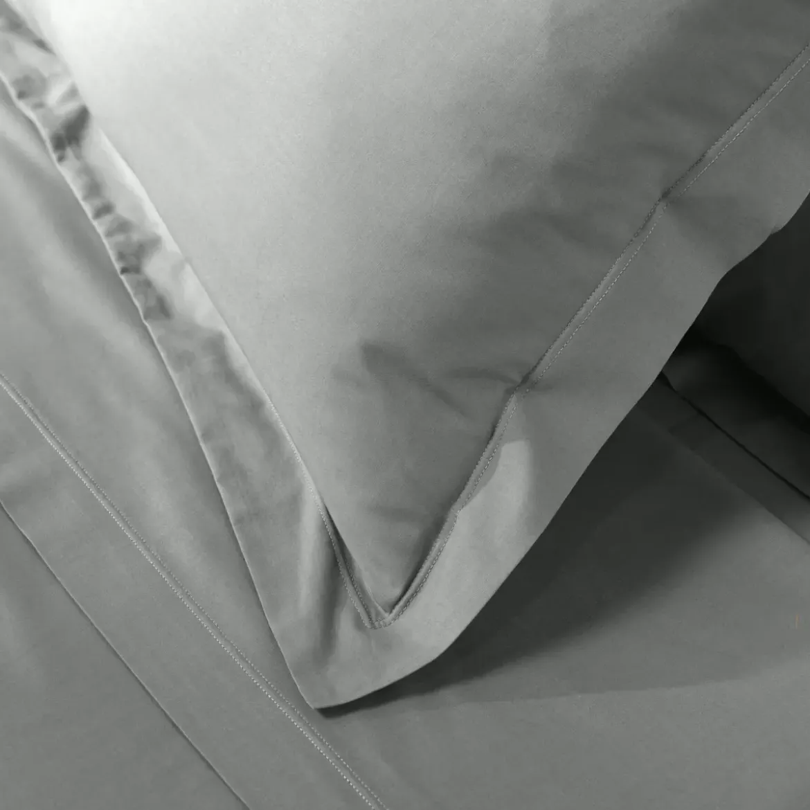 Federa rettangolare cotone bio (70 cm) Biolina Grigio