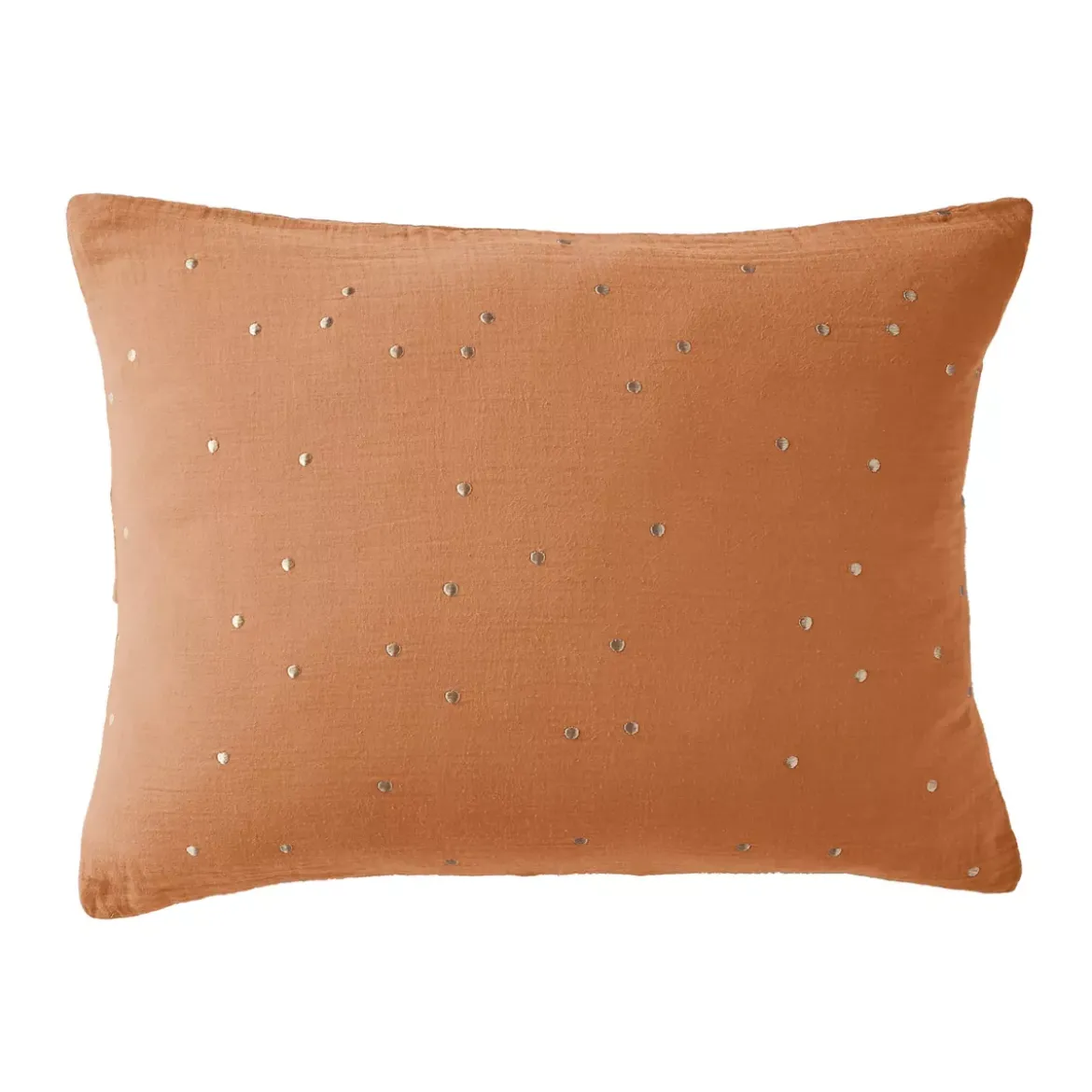 Federa rettangolare garza di cotone (50 x 70 cm) Gaïa Chic Albicocca