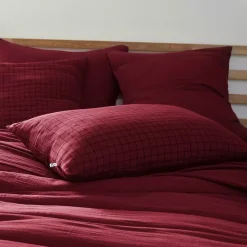Federa rettangolare garza di cotone (70 cm) Gaïa Mix Mosto