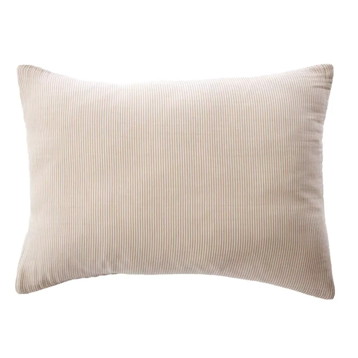 Federa rettangolare in garza di cotone (50 x 80 cm) Gaïa a righe Corda