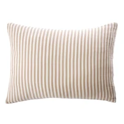 Federa Rettangolare in garza di cotone (50 x 70 cm) Gaïa a righe Corda
