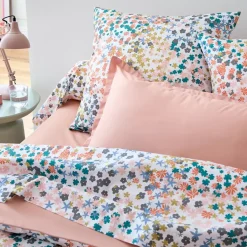 Federa rettangolare in percalle di cotone (50 x 70 cm) Lolita Rosa