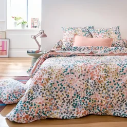 Federa rettangolare in percalle di cotone (50 x 70 cm) Lolita Rosa