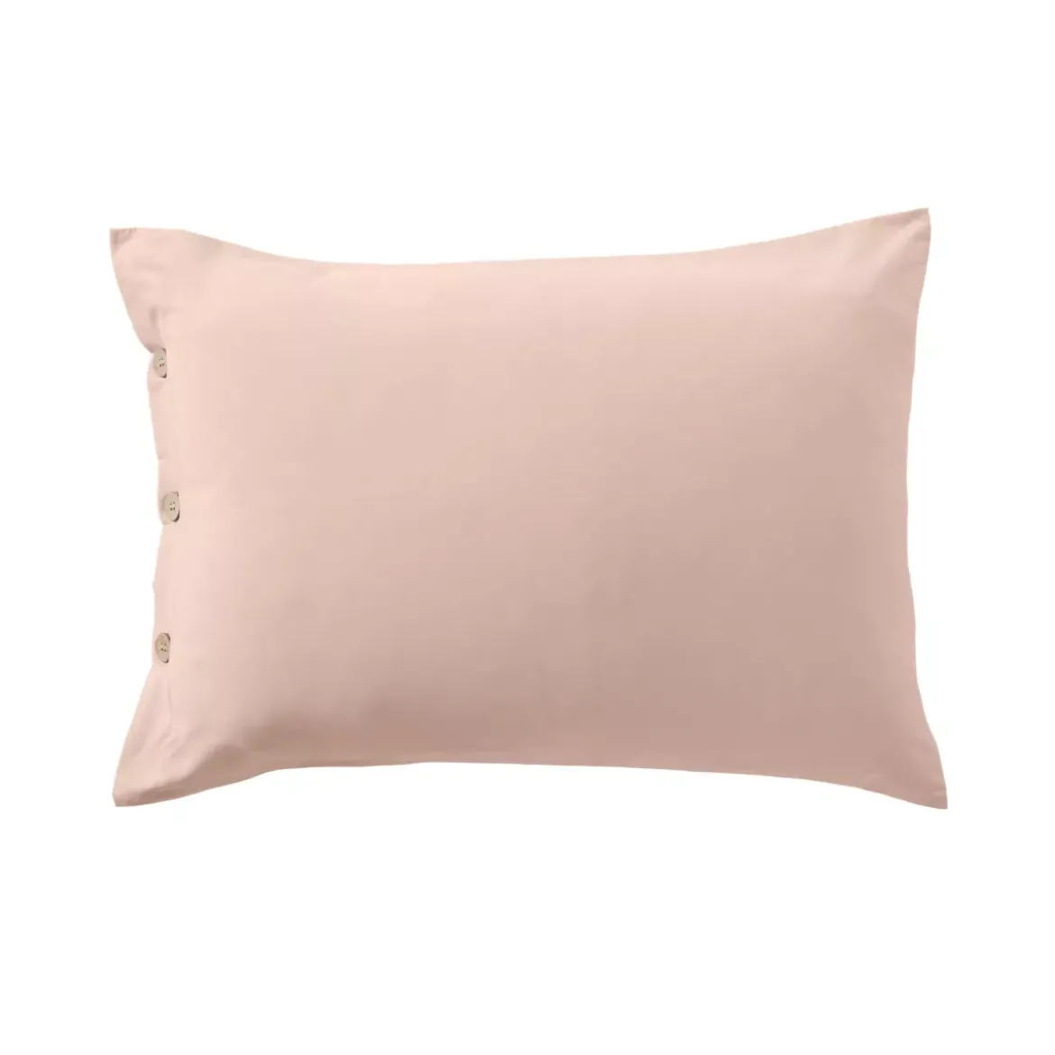 Federa rettangolare in percalle di cotone (50 x 70 cm) Diane Rose Blush