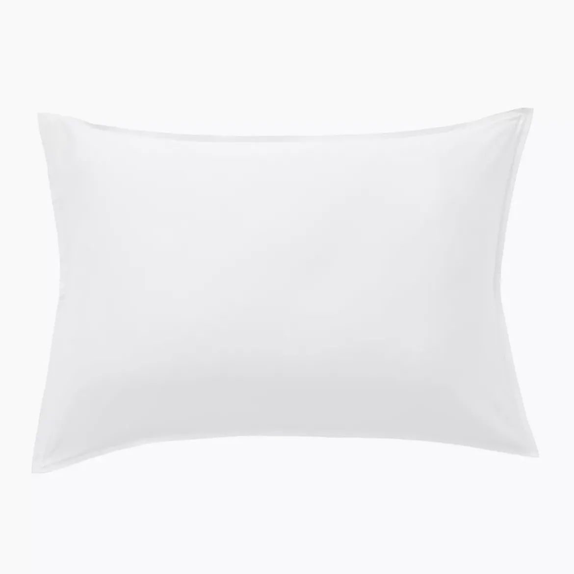 Federa rettangolare in raso di bambù (50 x 80 cm) Sienna Bianco chantilly