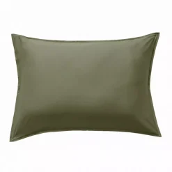 Federa rettangolare in raso di bambù (50 x 80 cm) Sienna Verde rosmarino