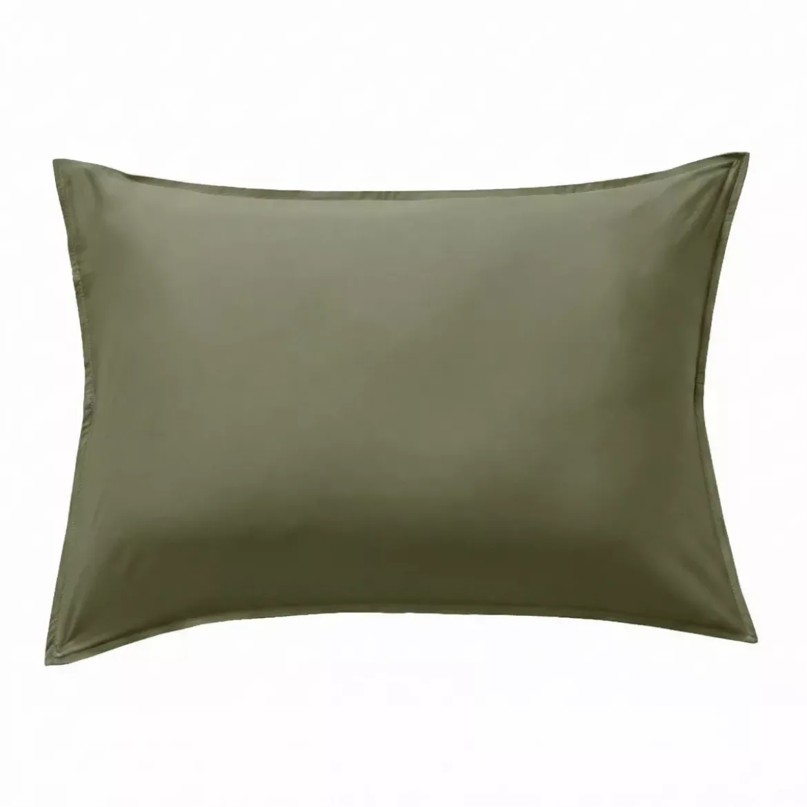 Federa rettangolare in raso di bambù (50 x 80 cm) Sienna Verde rosmarino