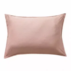 Federa rettangolare in satin di bambù (50 x 70 cm) Sienna Rose blush