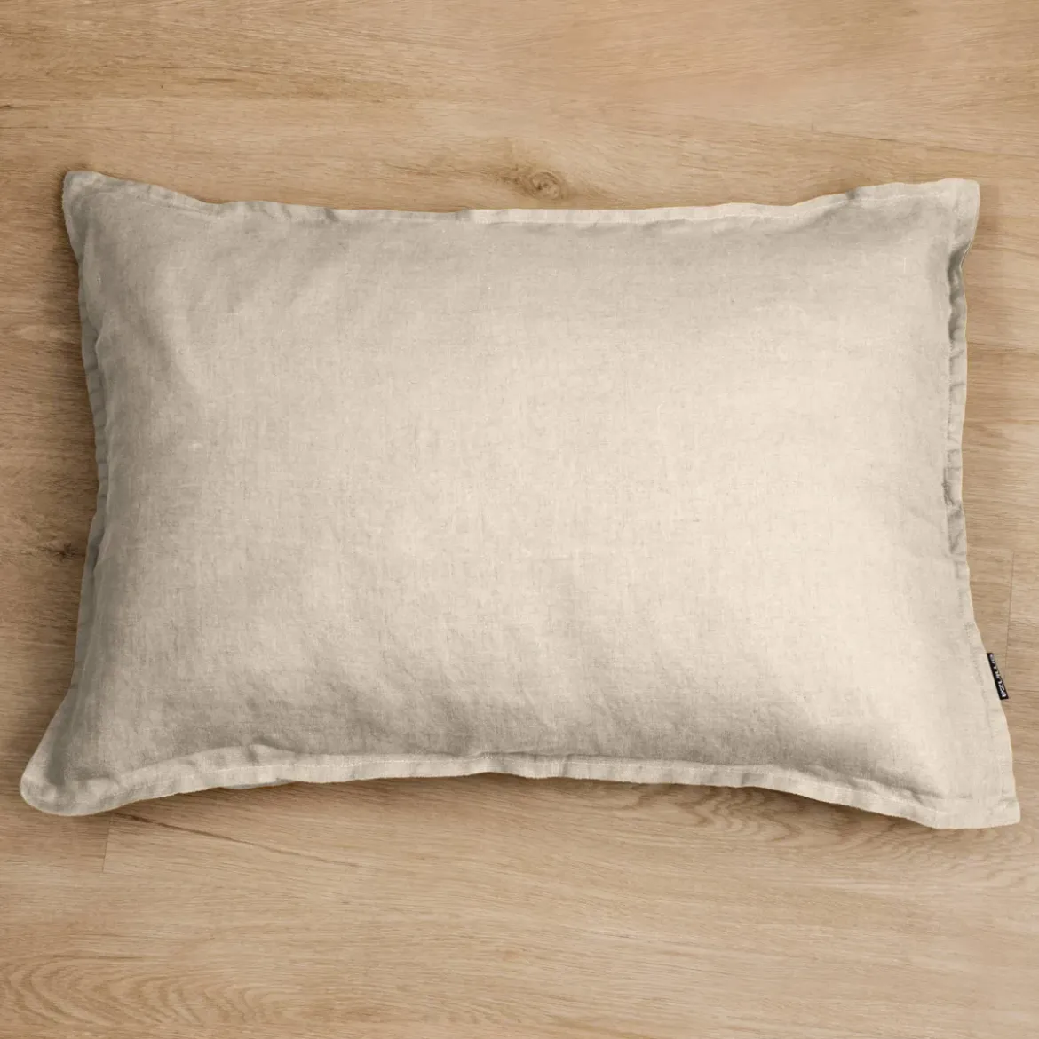 Federa rettangolare lino lavato (70 cm) Louise Beige