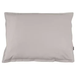 Federa rettangolare percalle di cotone (80 cm) Cali Grigio chiaro