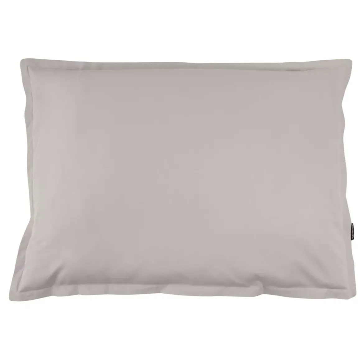 Federa rettangolare percalle di cotone (80 cm) Cali Grigio chiaro
