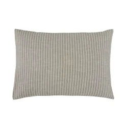 Federa rettangolare reversibile in cotone testurizzato e percalle (50 x 70 cm) Alice Verde