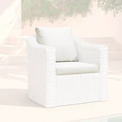Federe per cuscini di ricambio per Poltrona Calvi Bianco