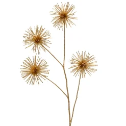 Fiore decorativo di Natale (H85 cm) Allium Butterfly Oro