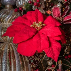 Fiore di Natale Giana a clips Rosso