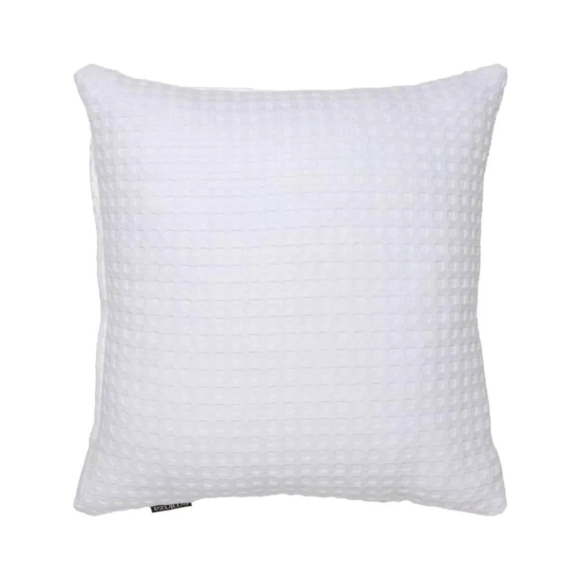 Fodera cuscino quadrata cotone nido d'ape (40 x 40 cm) Maya Bianco