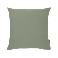 Fodera cuscino quadrato cotone (40 x 40 cm) Léa Verde rosmarino