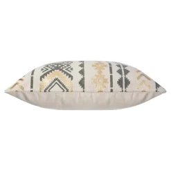 Fodera cuscino quadrato cotone (40 x 40 cm) Etnik Grigio