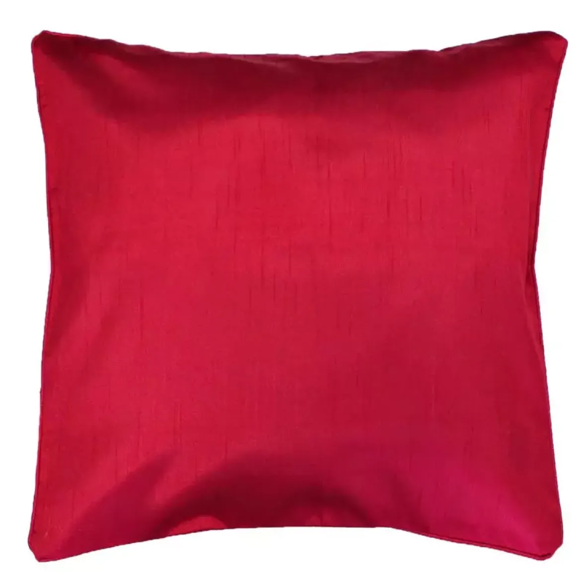 Fodera cuscino quadrato Shantung Shana Rosso