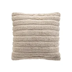 Fodera per cuscino quadrata cotone (40 x 40 cm) Kiyo Beige