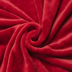 Fodera per cuscino quadrato in flanella (60 x 60 cm) Didou Rosso