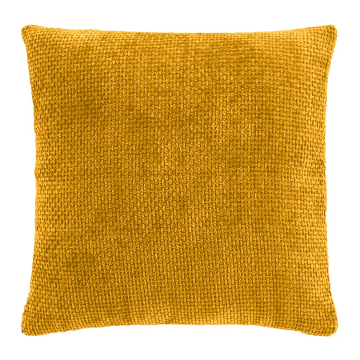 Fodera per cuscino quadrata in velluto (40 x 40 cm) Leo Giallo ocra