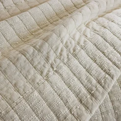 Fodera per cuscino quadrata in cotone (60 x 60 cm) Lena Beige Sabbia