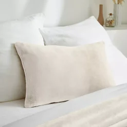 Fodera per cuscino rettangolare in flanella (40 x 60 cm) Didou Beige greige