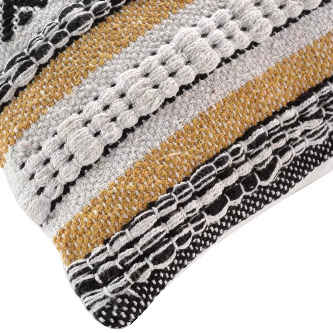 Fodera cuscino quadrato cotone (40 cm) Elna Giallo ocra