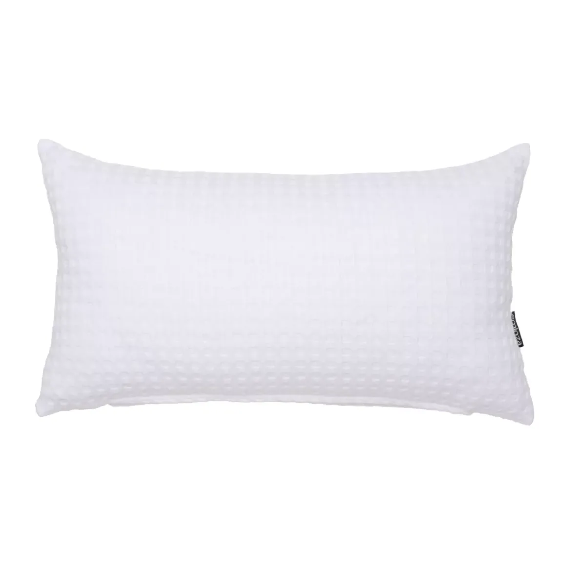 Fodera cuscino rettangolare cotone nido d'ape (30 x 50 cm) Maya Bianco