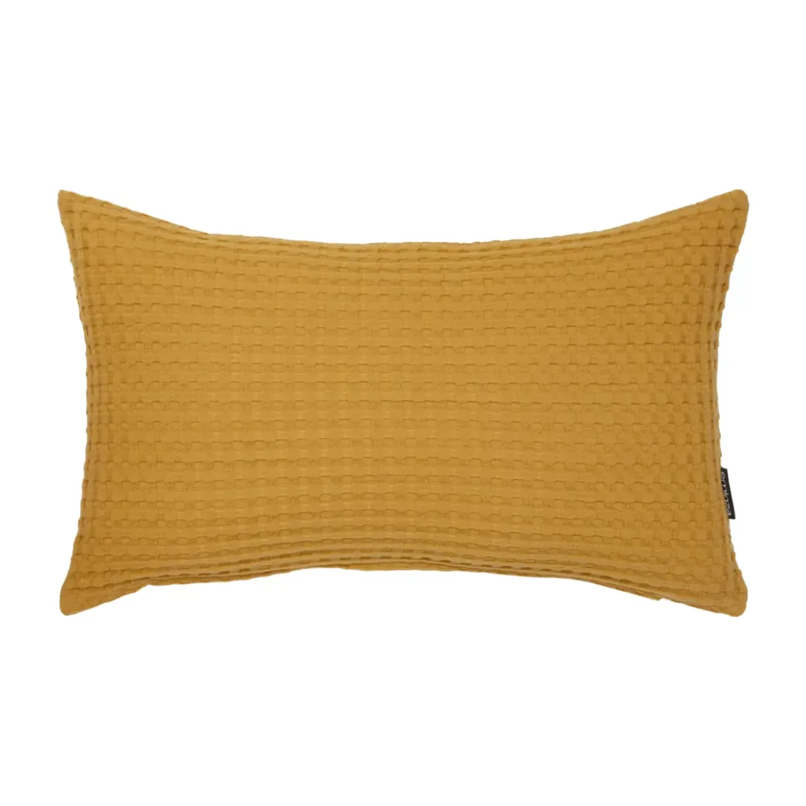 Fodera cuscino rettangolare cotone nido d'ape (30 x 50 cm) Maya Giallo zafferano