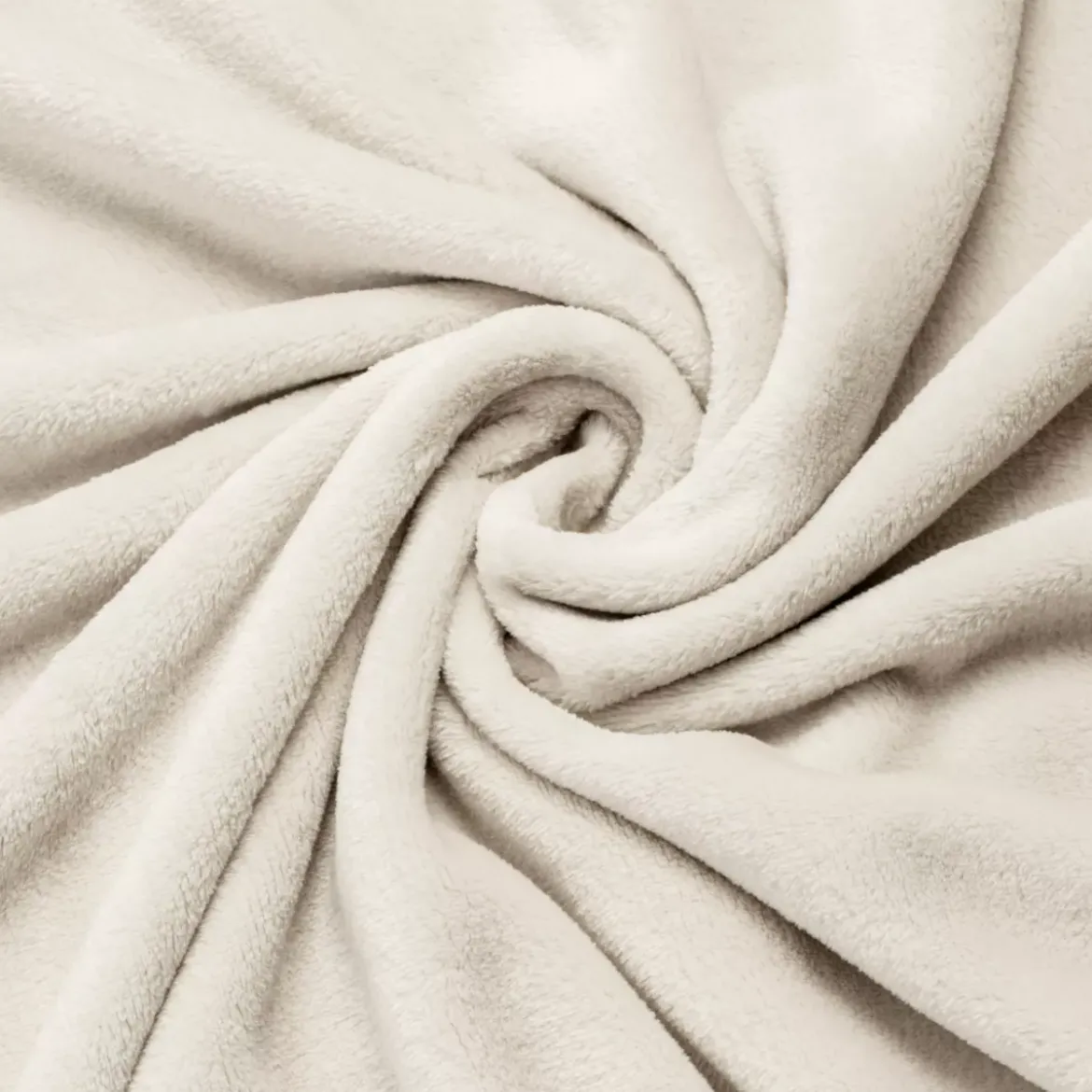 Fodera per cuscino quadrato in flanella (60 x 60 cm) Didou Beige greige