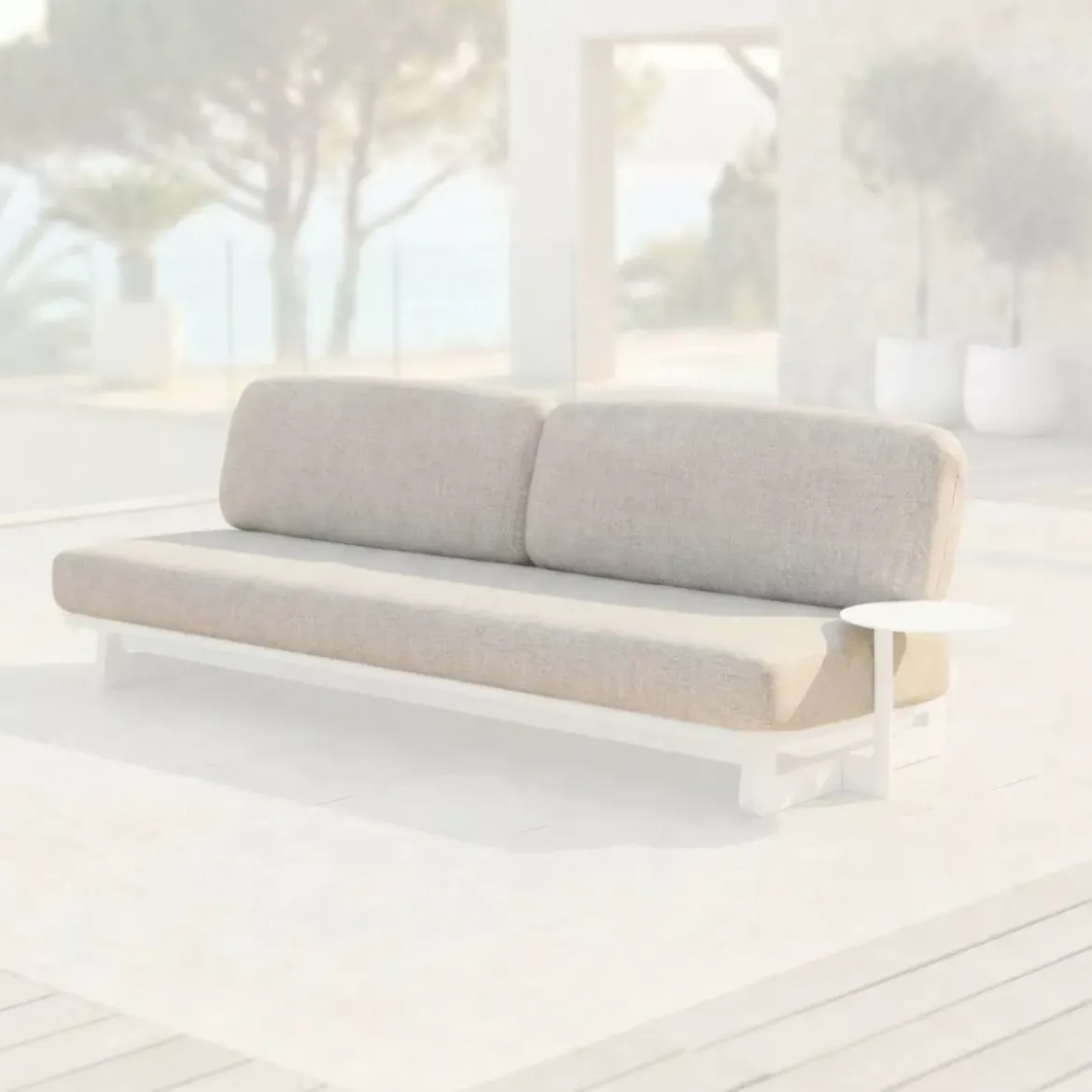 Fodere per cuscini di ricambio per Divano 3 posti Long Beach Beige