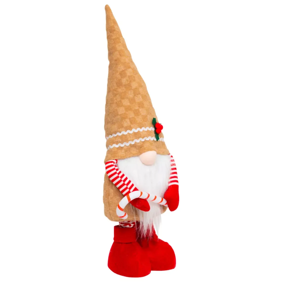 Folletto con gambe telescopiche (H80 cm) Goloso Pan di zenzero Marrone chiaro