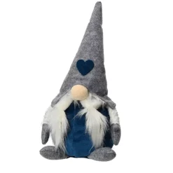 Folletto di Natale (H30 cm) Huguette cappello a punta Grigio