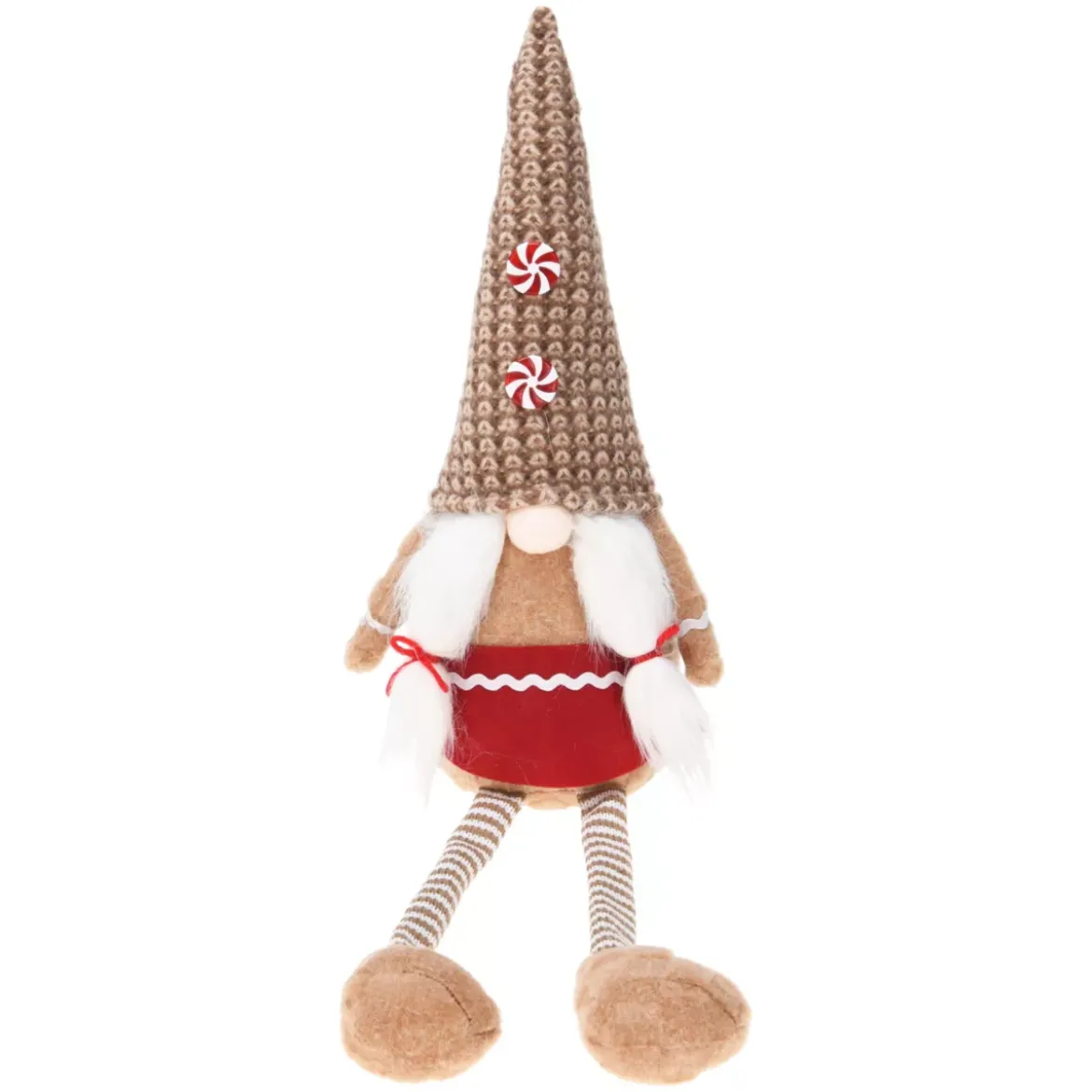 Folletto di Natale seduto (H57 cm) Miss Caramlio Beige
