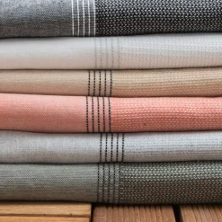 Fouta cotone riciclato (100 x 200 cm) Beach Verde cachi