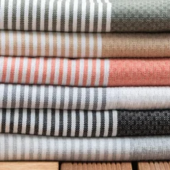 Fouta cotone riciclato (100 x 200 cm) Oceano Nero