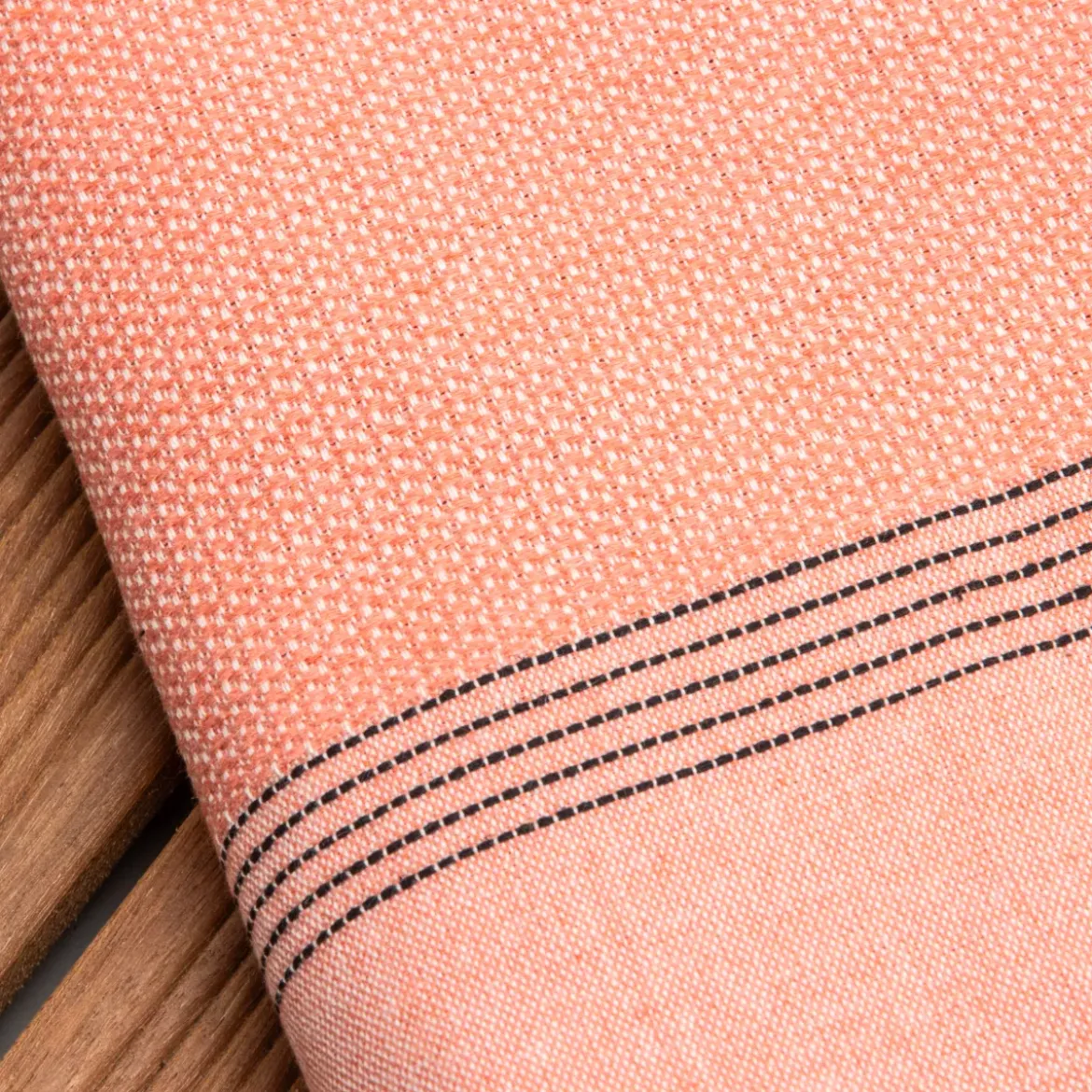 Fouta cotone riciclato (100 x 200 cm) Beach Corallo
